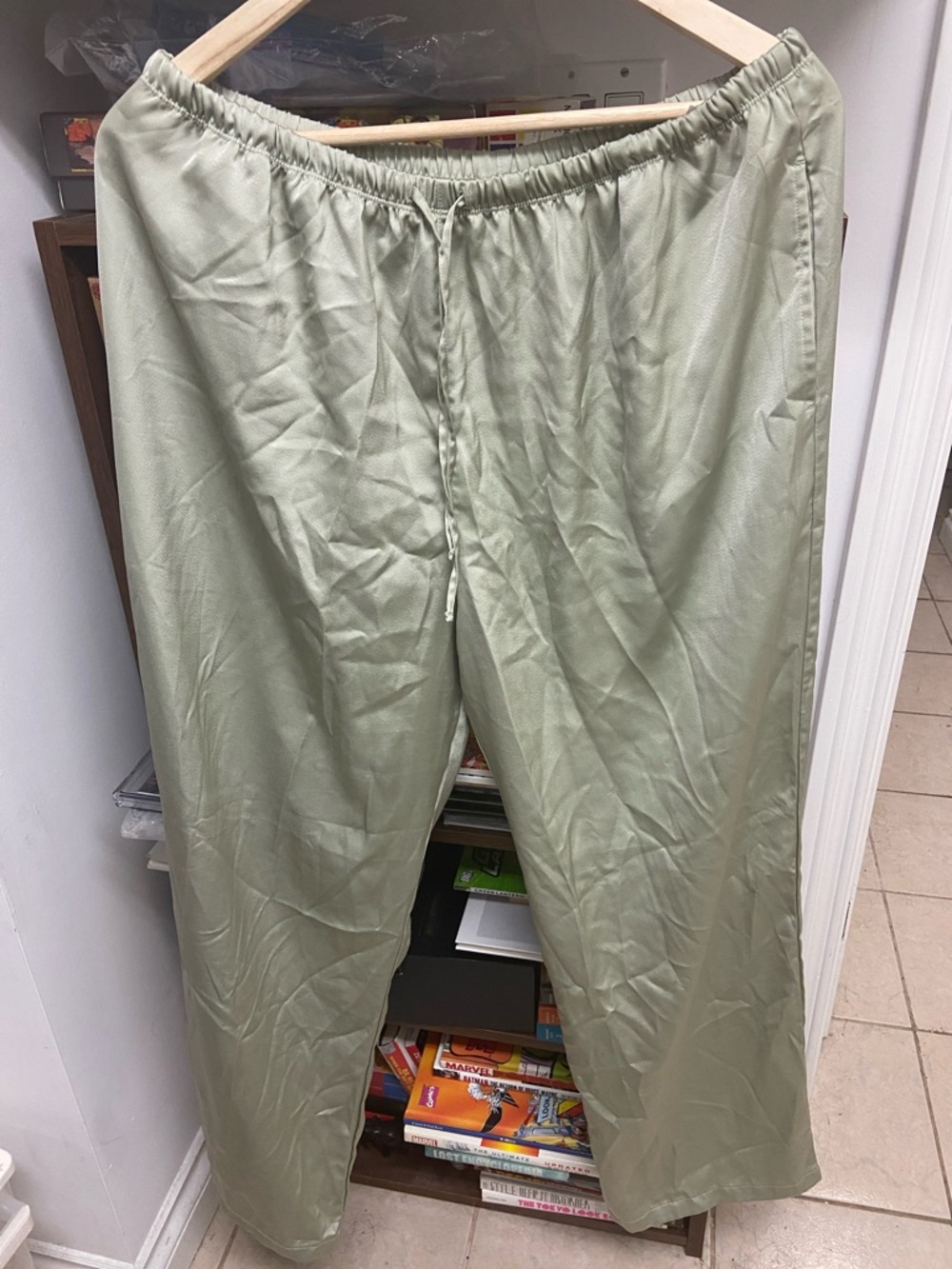 Uniqlo Light Sage Green Pajama Pants